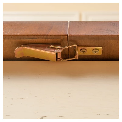 Clearwater Drop Leaf Dining Table Dark Oak/White - Christopher Knight Home - Image 4