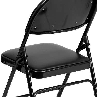 Emma And Oliver 2 Pack Home & Office Easy-Carry Party Events Padded Folding Chair - Image 6