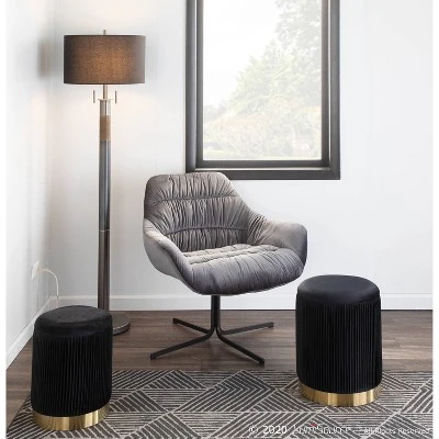 Wayne Contemporary Upholstered Lounge Chair - LumiSource - Image 7