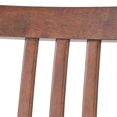 Set Of 2 Trita Dining Chairs Walnut - Lifestorey - Image 2