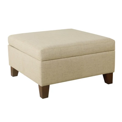 Luxury Large Square Storage Ottoman - HomePop - Image 18