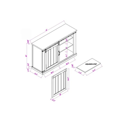 47" TV Stand For TVs Up To 55" - Home Essentials - Image 14