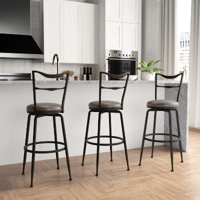 Larimore Metal Bar Height Stool Black - Hillsdale Furniture - Image 2
