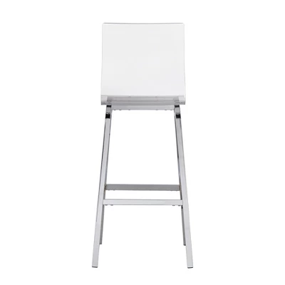 Alta Modern 29" Barstools (Set Of Two) Chrome - Inspire Q - Image 6
