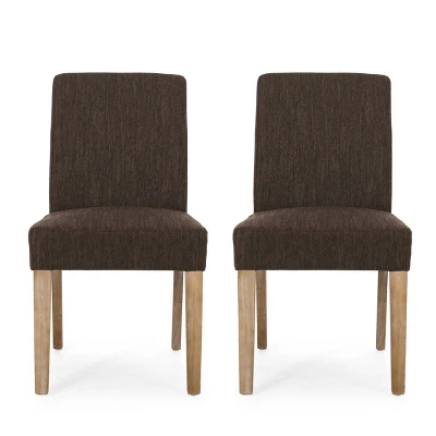 Set Of 2 Kuna Contemporary Upholstered Dining Chairs - Christopher Knight Home - Image 6