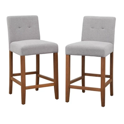 24" Set Of 2 Crawford Counter Height Barstools - Buylateral - Image 6