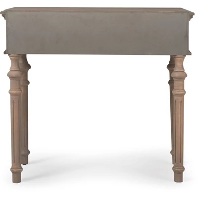 Cassatt 2 Drawer Console Table Gray - Finch - Image 3