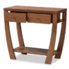 Capote Wood 2 Drawer Console Table - Baxton Studio