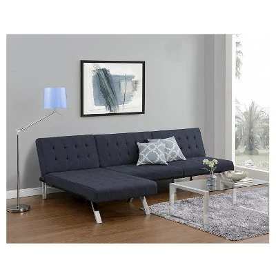 Eve Velvet Upholstered Convertible Futon - Room & Joy - Image 8