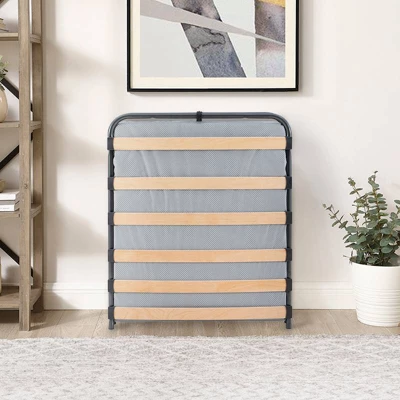 Twin Fensby Folding Bed Gray - Linon - Image 9