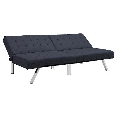 Eve Velvet Upholstered Convertible Futon - Room & Joy - Image 3