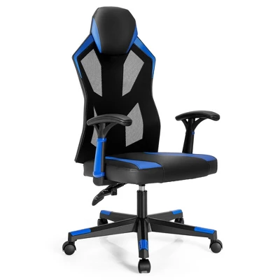 Costway Gaming Chair Swivel Computer Office Chair W/ Adjustable Mesh Back - Image 10