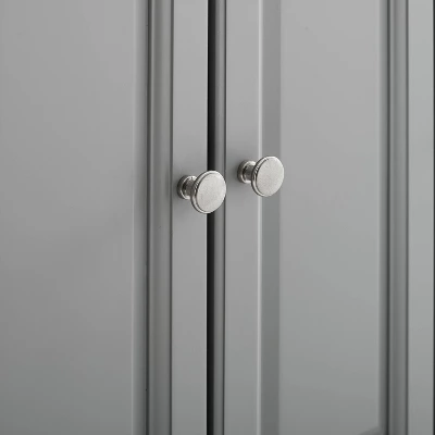 Alexandria Kitchen Island With Solid Granite Top Vintage Gray - Crosley - Image 5