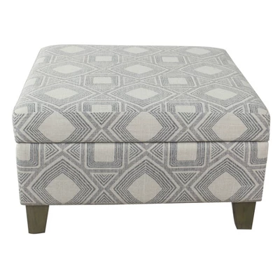 Luxury Large Square Storage Ottoman - HomePop - Image 17