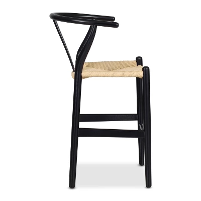 Jameson Weave Counter Height Barstool - Poly & Bark - Image 2