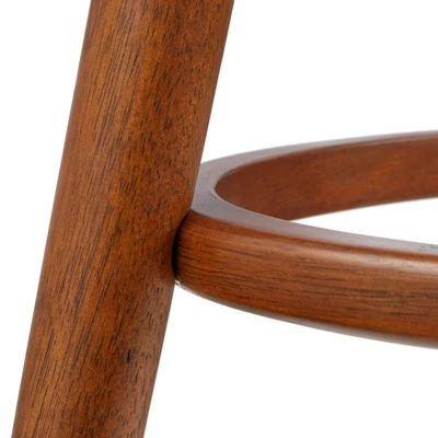 5pc Derby Counter Height Dining Set Walnut/Gray - Lifestorey - Image 8