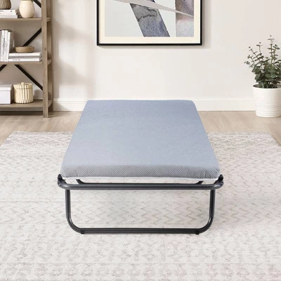 Twin Fensby Folding Bed Gray - Linon - Image 8