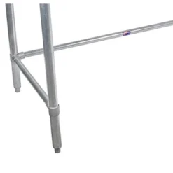 John Boos Maple Wood Top Work Table With Galvanized Steel Base, 48 X 30 X 1.5"