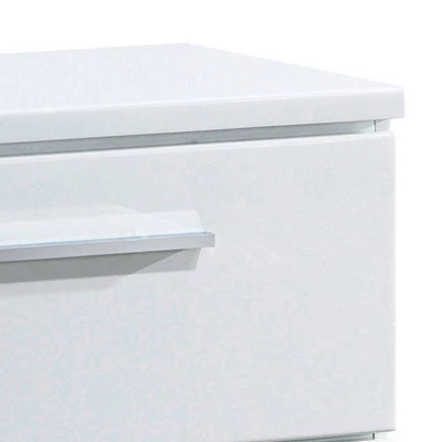 Contemporary Nightstand White - Benzara