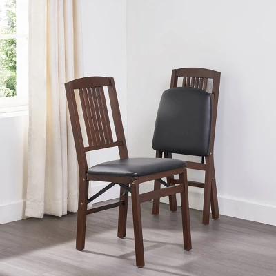 Set Of 2 Simple Mission Folding Chair - Stakmore - Image 5