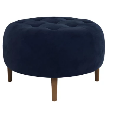 Inmod Mason Velvet Ottoman - Image 5