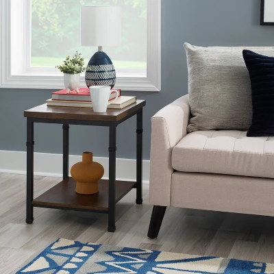 Austin End Table Brown - Linon - Image 5