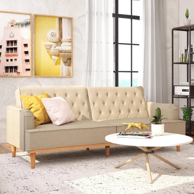 Stella Vintage Convertible Sofa Bed Futon - Mr. Kate - Image 8