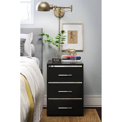 Belmont 3 Drawer Nightstand - Finch