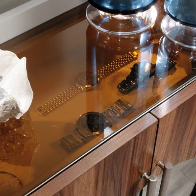 Vista Key Accent Cabinet Brown - Sauder - Image 4