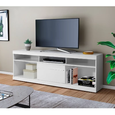 Modern TV Stand For TVs Up To 71" White - The Urban Port - Image 4