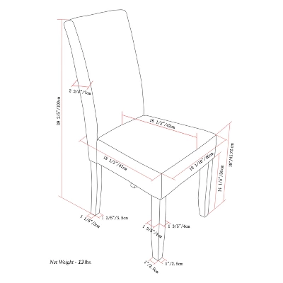 Set Of 2 Normandy Parson Dining Chairs - WyndenHall - Image 5