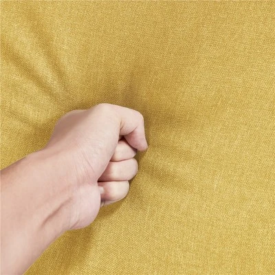 Yaheetech Modern Armchair Accent Chair Fabric Tufted With Rubber Wooden Leg - Image 5