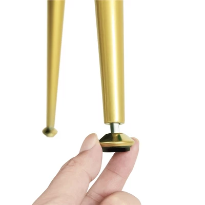 Yaheetech Modern Upholstered Button-Tufted Ottoman Footstool Bench For Bedroom - Image 4