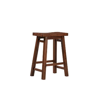 24" Sonoma Saddle Counter Height Barstool - Boraam - Image 11