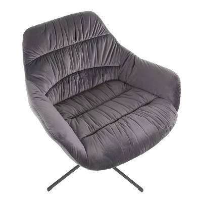 Wayne Contemporary Upholstered Lounge Chair - LumiSource - Image 5