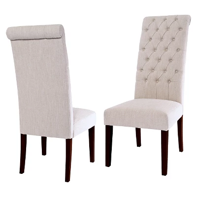Set Of 2 Leorah Tall Back Tufted Dining Chair - Christopher Knight Home - Image 4