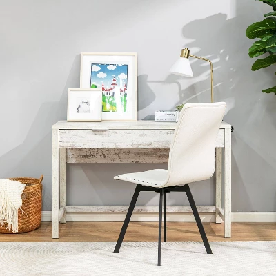 Willow Office Desk White - ACEssentials - Image 3
