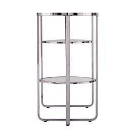 Malissa Mirrored Console Table With Storage Silver - Aiden Lane - Image 2