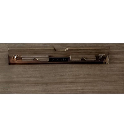 Carson Writing Desk Brown - Martin Furniture - Image 6