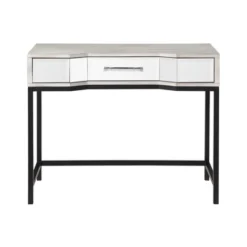 Gabby Chic 1 Drawer Console Table White - Treasure Trove Accents