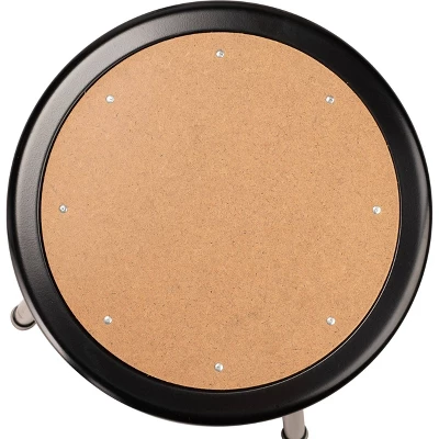 Set Of 2 30" Heavy Duty Steel Barstools Black - Hampden Furnishings - Image 2