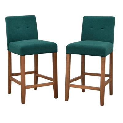 24" Set Of 2 Crawford Counter Height Barstools - Buylateral - Image 5