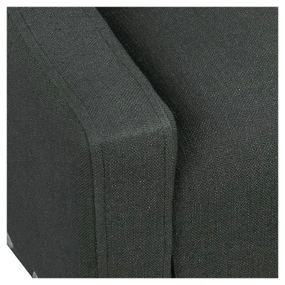 Modern Swoop Accent Chair With Nailhead Trim - Homepop - Image 6