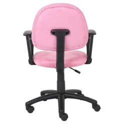 Microfiber Deluxe Posture Chair With Loop Arms - Boss Office Products