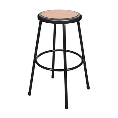 Set Of 2 30" Heavy Duty Steel Barstools Black - Hampden Furnishings