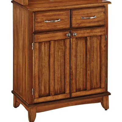 Small Buffet Of Buffets Server With Hutch And Oak Top Oak - Homestyles - Image 8