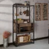 Orella Rustic Baker's Rack Reclaimed Oak - MiBasics