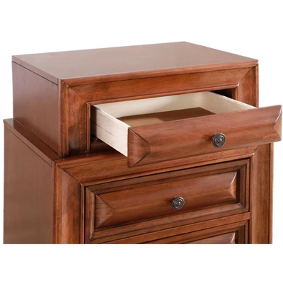 Passion Furniture LaVita 3-Drawer Oak Nightstand (29 In. H X 17 In. W X 24 In. D) - Image 2