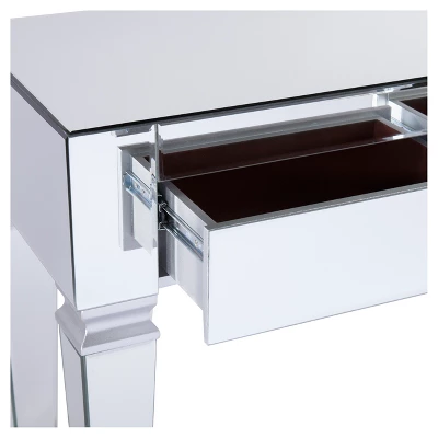 Darla Contemporary Mirrored Console Table - Aiden Lane - Image 9