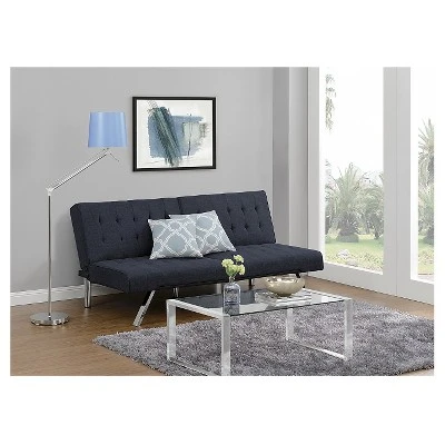 Eve Velvet Upholstered Convertible Futon - Room & Joy - Image 6